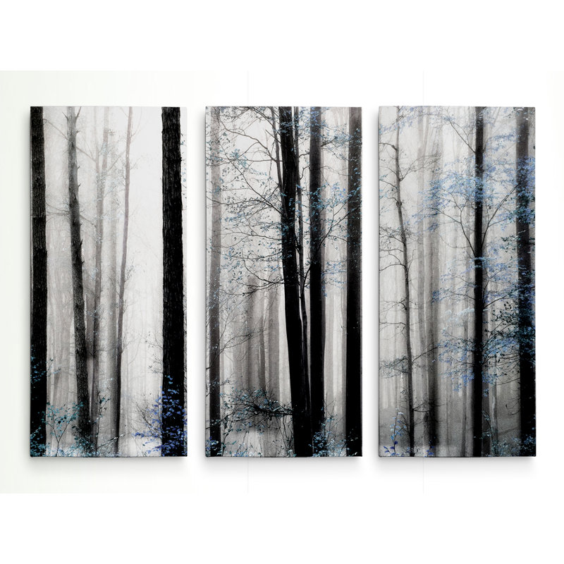 « Waiting for spring », image à pièces multiples sur toile tendue, H 40 po x l 60 po x 1,5 po