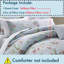 Ensemble de housse de couette 100% coton 800TC 800TC, ensemble de literie de 3 pièces à motif floral rétro de luxe bleu clair, motif botanique esthétique pour chambre d'étudiant-128780713