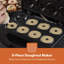 Geepas 750W Doughnut Maker Machine, 8 Hole