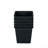 5" Square Nursery Plant Pot - Garden Plastic Pots With Drainage (5-Pack)-1546387575