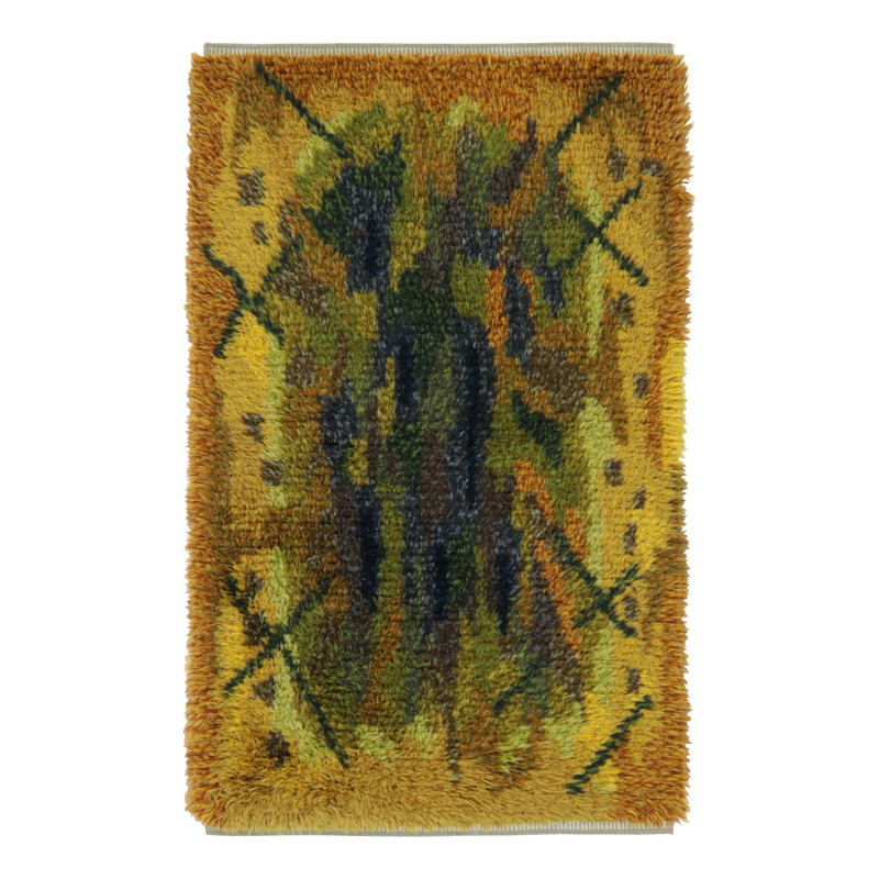 Scandinavian One-of-a-Kind 2'9x4'7 Hand Knotted Area Rug