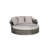 5 Pieces Outdoor Patio Round Daybed Furniture-85701709
