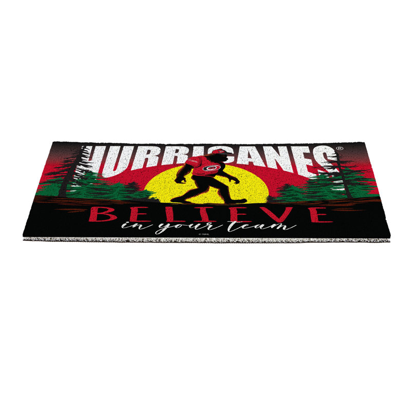 Paillasson Carolina Hurricanes Bigfoot, 28 po x 16 po