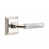 Polished Nickel/White Marble