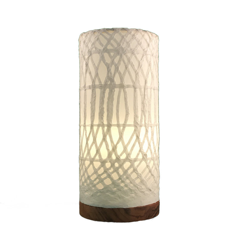 Lampe de table naturelle, H 9 po x l 5 po x P 5 po