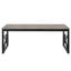 Ensemble de tables basses 2 pièces en gris et noir-69157743
