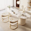 Bureau blanc Freeform Stone-1633151712