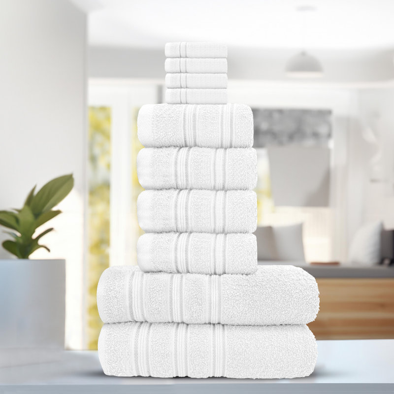 Petrine Premium Deluxe 100 Percent Cotton Bath Sheet, White