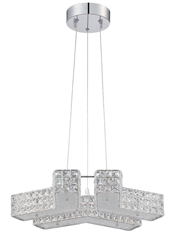 Lustre géométrique 6 lumières unique McMahon