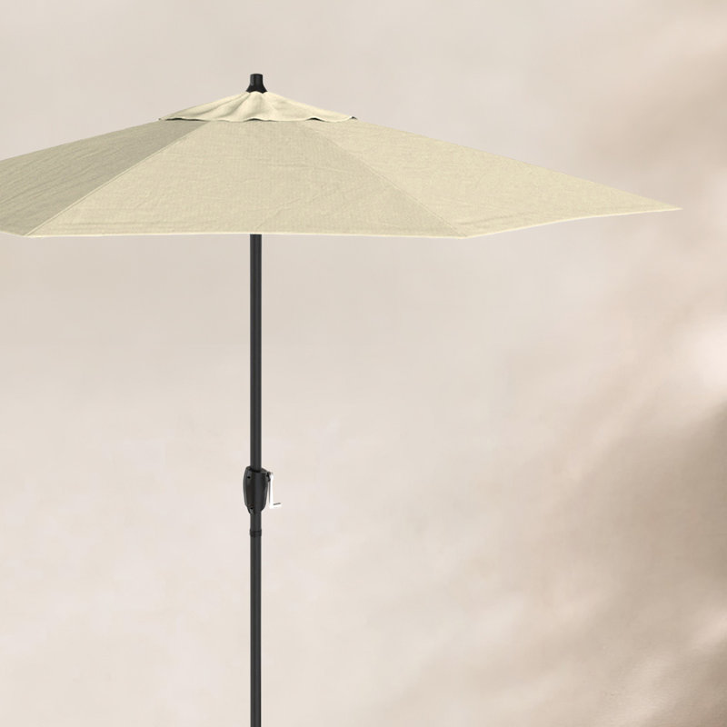 Parasol de marché avec manivelle 86,3 po Marilee, Crème