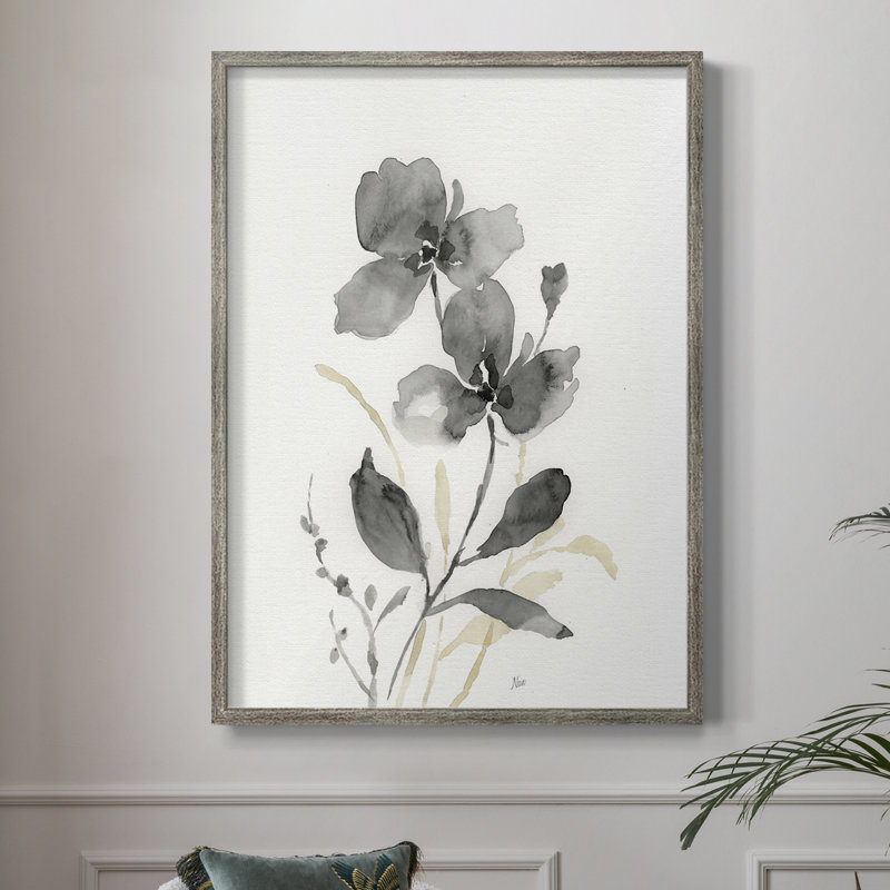 «Elegant Silhouette II», reproduction encadrée - bois massif 48943, H 15 po x l 12 po