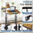 Mobile Height-Adjustable Standing Laptop Table with Tiltable Tabletop-2021165907