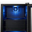 Compact 60-Can Beverage Cooler With Double Glass Door –  34°F to 54°F Mini Beverage Fridge For Beer, Soda & Wine, Adjustable Shelves, Led Interior Light, Quiet Energy Saving Cooling Beverage Refrigerator
