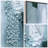 "Silver Mist I & II" Canvas Wall Art with Heavy Acrylic Crystal Shards Embellishments