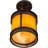 Glass Semi Flush Mount