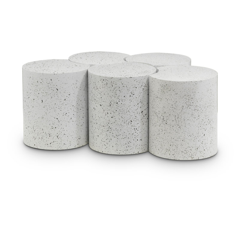 Ensemble de 5 tables de groupage Hylie, Blanc