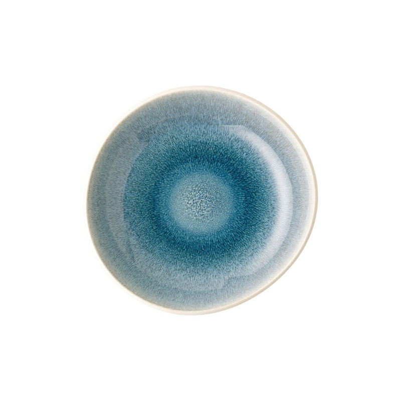 Junto Stoneware Serving Bowl, Aquamarine