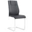 6 chaises de salle à manger en cuir PU noir avec une construction en métal pour vos pieds chics et un revêtement en faux tissu, une chambre à coucher élégante-1460546827-1460546826-1460546825
