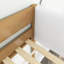 Lit mezzanine simple tapissier avec bureau