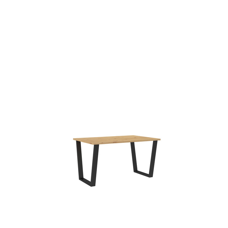 Edlynn Dining Table, Yellow, 75cm H x 138cm L x 90cm W