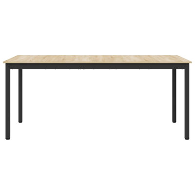 Metal Base Dining Table