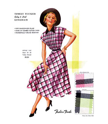 "" à la mode à ranger "vichy" par mode frocks, impression