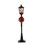 Snowing Lamp Post With Elf And Rocking Horse - 72 Inches