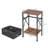 Fabric Drawer Nightstand With Open Shelf, Small Bedside Table For Bedroom, Living Room Or Dorm-680064094