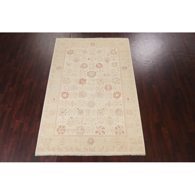 Tapis en laine Peshawar Chobi noué à la main 6 x 10