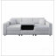 Le canapé 106 pouces en forme de U pour 6 personnes correspond au repose-pieds hydraulique relevable de 30,7 po-112364208