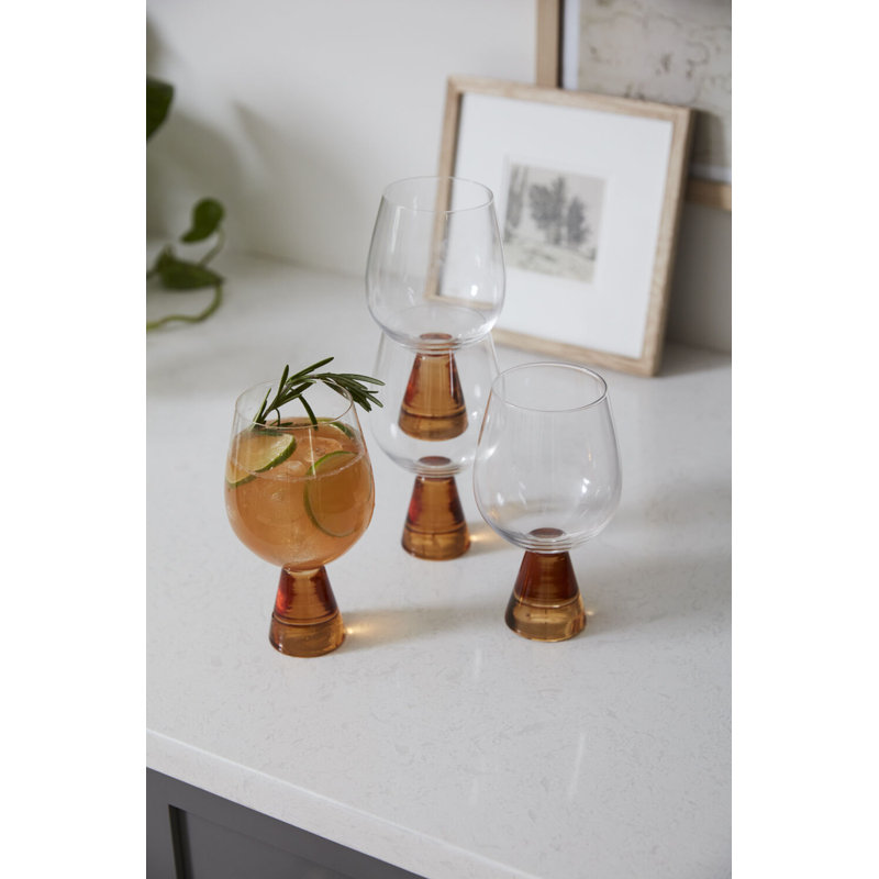 8oz. Handmade Wine Glass Set