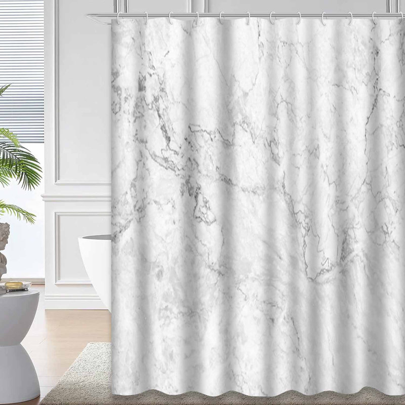 Papier peint gris avec surface de cuisine en marbre blanc vieilli gris avec 12 crochets, L 72 po x l 84 po