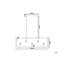 Bayas 5 - Light Brass Square/Rectangle Pendant