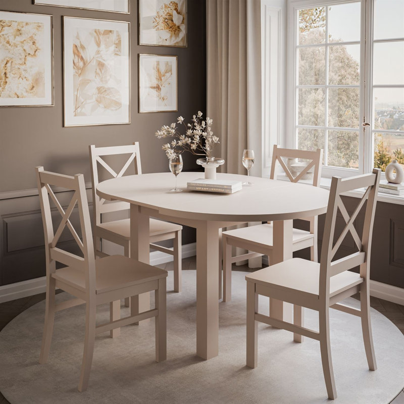 Dining Set, Extendable Dining Table, Cashmere