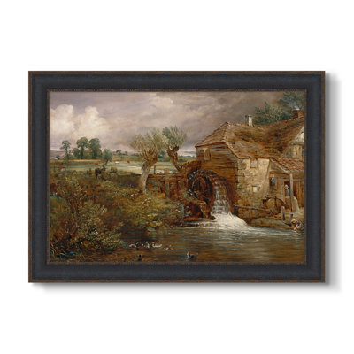 Parham Mill, Gillingham, 1826-John Constable-Custom Framed Canvas