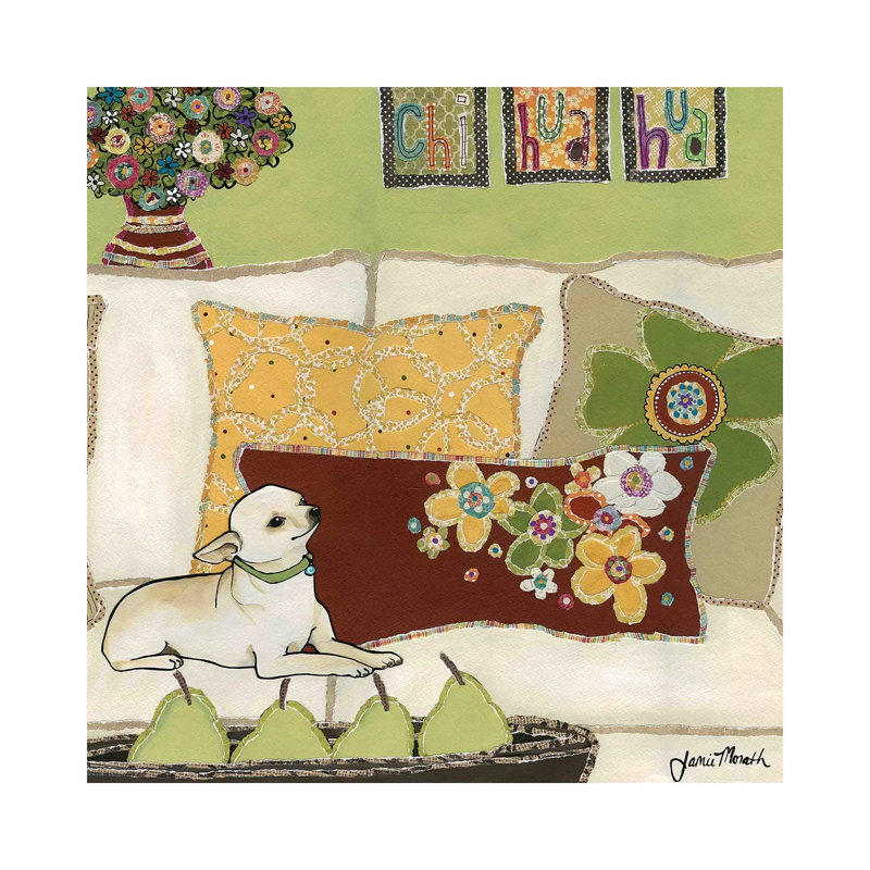 Chihuahua Love by Jamie Morath - Wrapped Canvas Print, 45.72 cm H x 45.72 cm W x 1.91 cm D