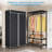 36.6'' Metal Freestanding Garment Rack-257574368