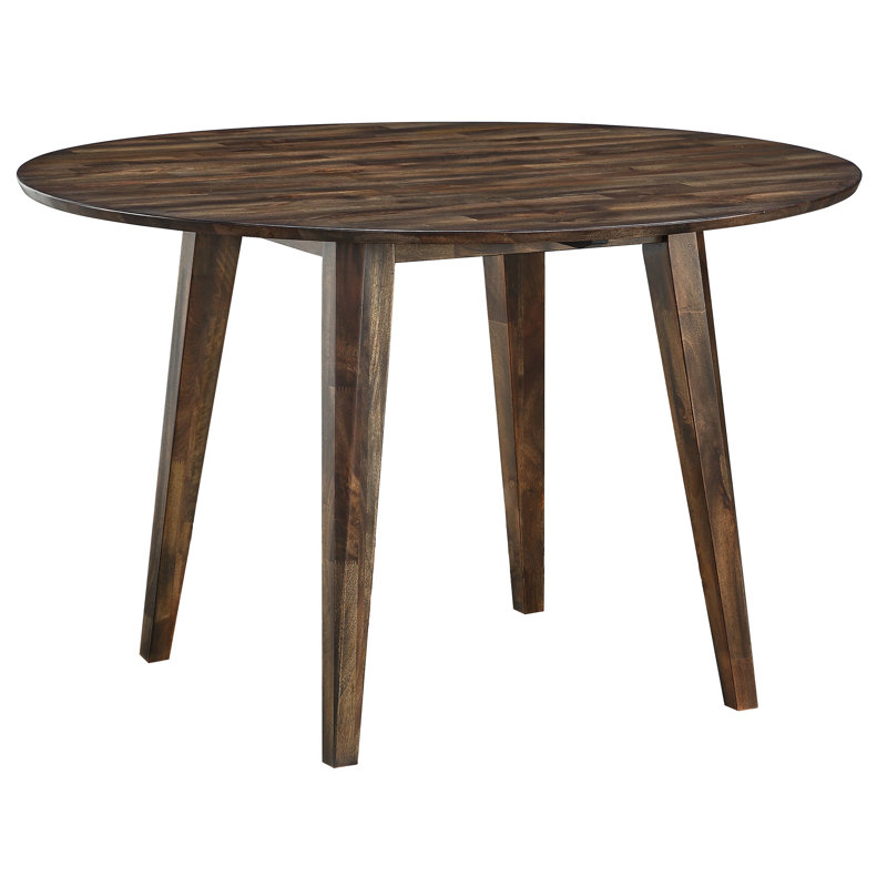 Maedean Round Solid Mango Wood Dining Table