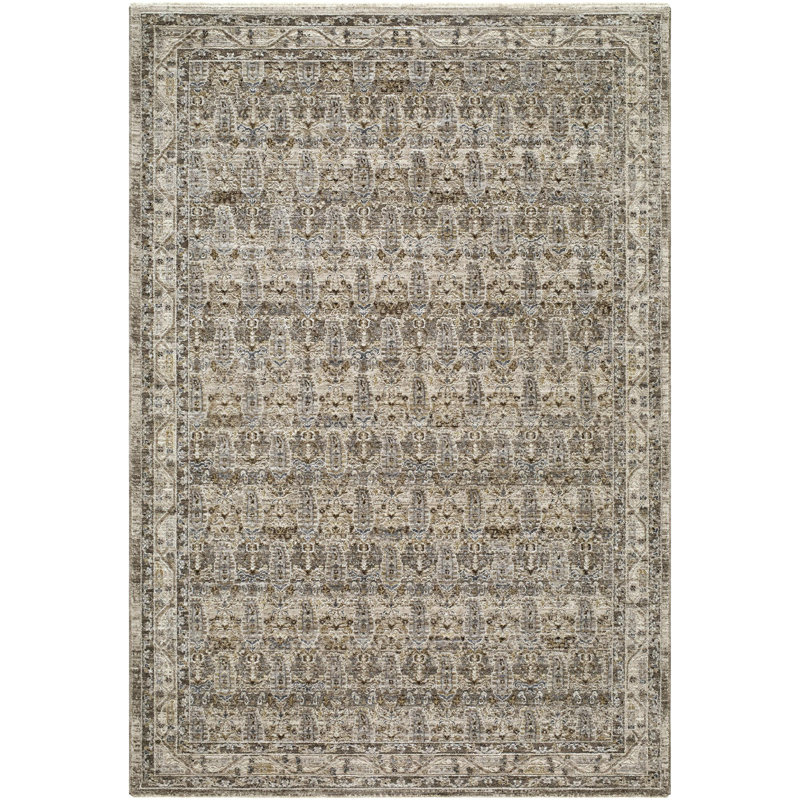 Farshad Machine Woven Area Rug, Gray/Taupe/Charcoal, Rectangle 10' x 13'11"