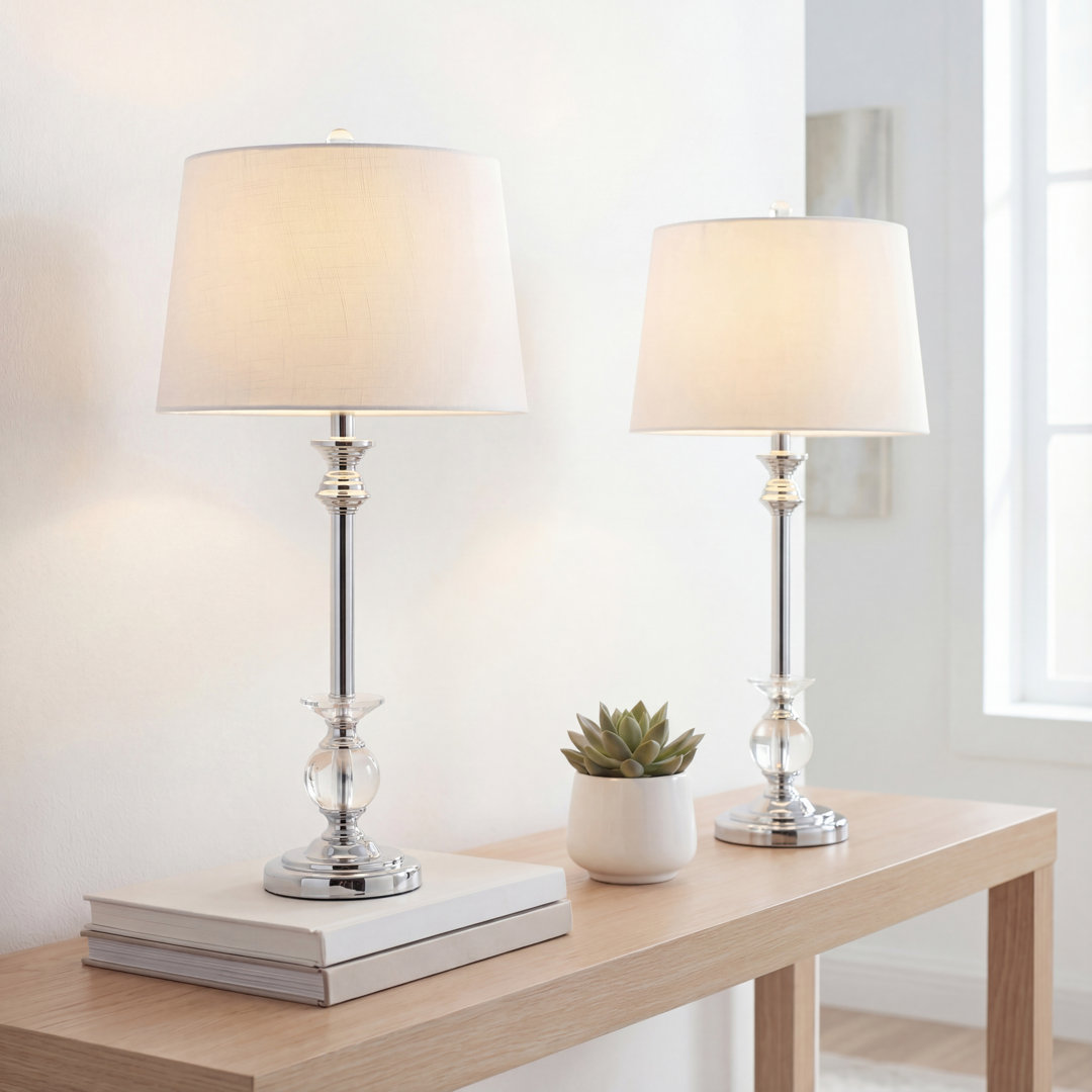 Larocco Crystal Table Lamp (Set of 2) House of Hampton®