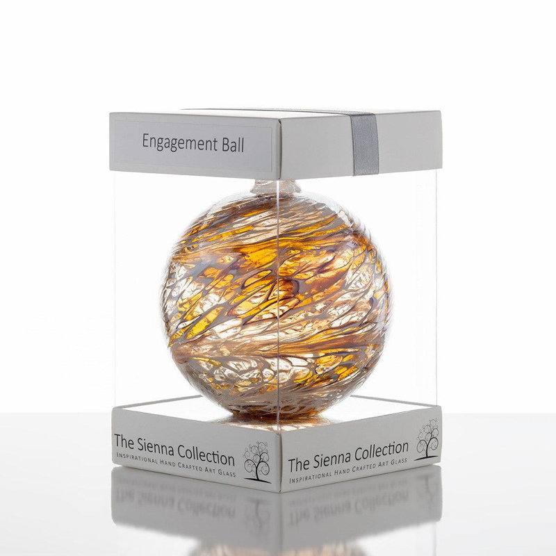 Engagement Gift Friendship Ball - Pastel Gold, Gold