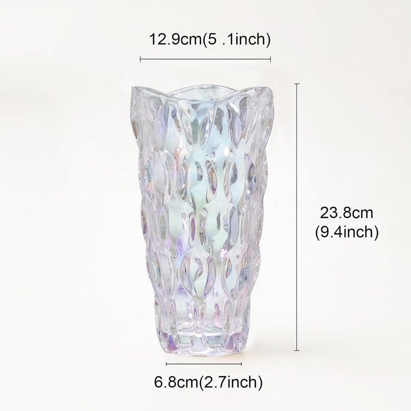 Glass Table Vase 1, Colorful