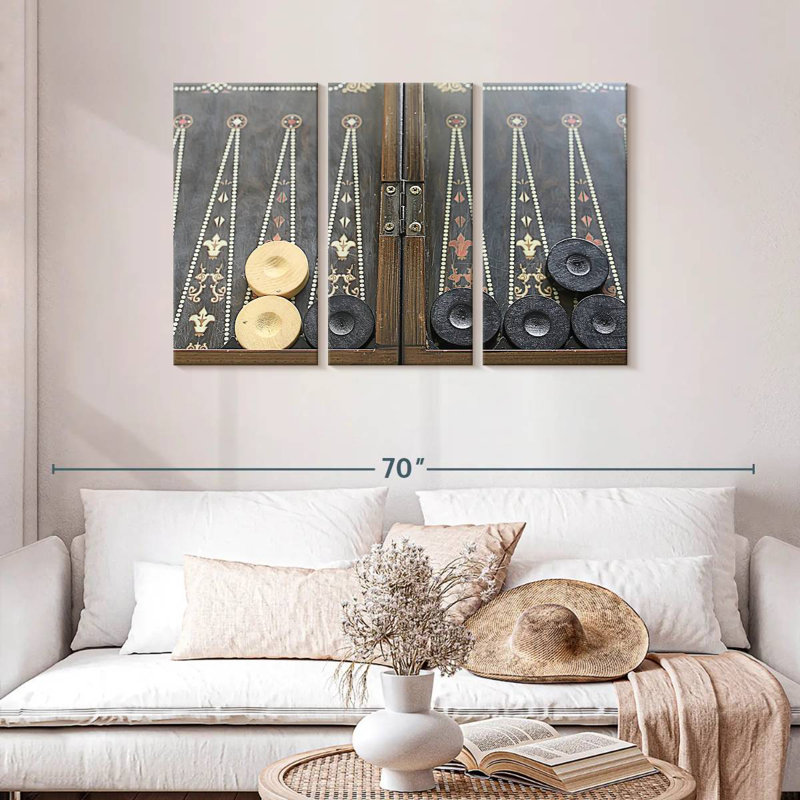 Senne Backgammon Table, 28" H x 45" W