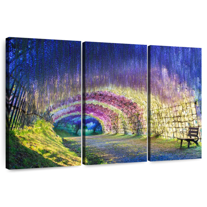Tunnel de fleurs Harnek Wisteria, H 36 po x l 57 po