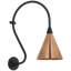 Thomas O'Brien, "Academy 15" Larrabee Barn Light in Matte Black with 9" White Conical Savannah Shade-1013252221-1013252223