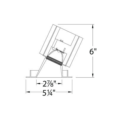 Tesla 2.875 in. Adjustable Recessed Trim