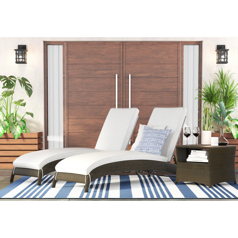 Arneshia Striped Navy/Beige Indoor / Outdoor Area Indoor/Outdoor Area Rug, Rectangle 8' x 10'