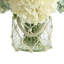 Mixed Arranged in Glass Vase with Rope Accent