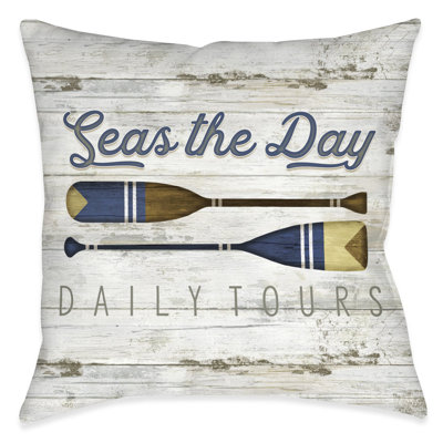 Seas The Day Throw Pillow