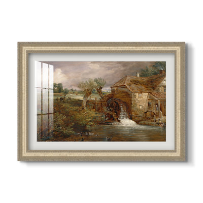 Parham Mill, Gillingham, 1826-John Constable-Custom Framed Canvas